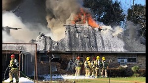 VIDEO: Crews battle major house fire in Central