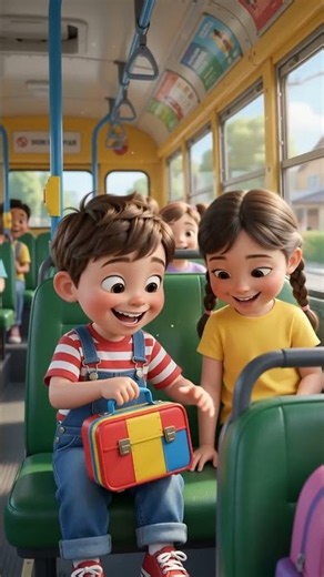 Let’s Ride the Yellow School Bus! 🚌🎶 #Shorts#explorepage
