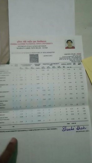 IGNOU DUPLICATE MARKSHEET LATEST 2025. #Ignou_duplicate_marksheet #Ignou #latest_ignou_marksheet