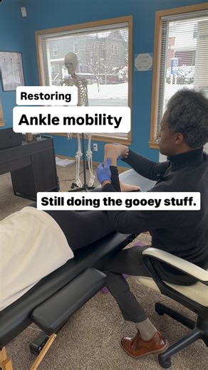 Luis on Instagram: "(Ankle) scar tissue release 🔥 🧐Scar tissue doesn’t just break⛓️‍💥, it releases. I use Tensegrity balance to do so.” True release⛓️‍💥🔓: Happens when the body is in tensegrity balance which is the perfect harmony of the frontal, sagittal, and transverse planes, working superior to inferior, medial to lateral. In this reel, You’ll hear me guiding my client to maintain that balance while deep adhesions are freed from her ankle. This is not massage. This is not PT. This is th