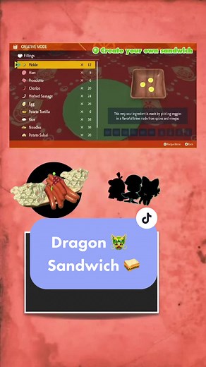 Dragon Encounter Power Sandwich Recipe