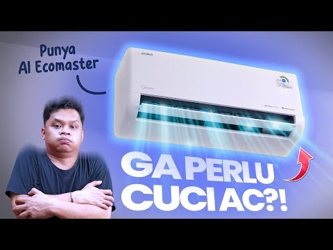 AC Bisa Cuci Sendiri ?! Review AC Midea Celest Inverter