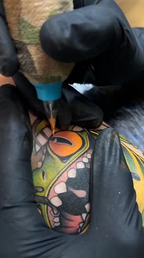 #colortattoos #BOOMchallenge #satisfying #tattooart #tattoowork #colortattoo #animallover #tattoo #tattooaet | Tattoo Minimal