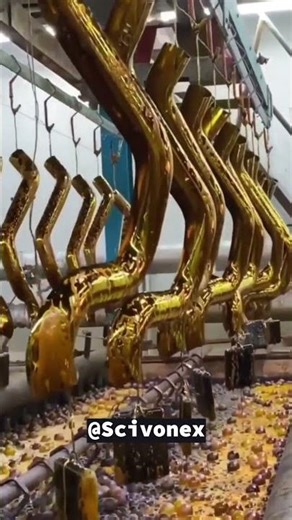 Chrome Plating in Action ⚡ Metal Turns Mirror! #science #electroplating #physics