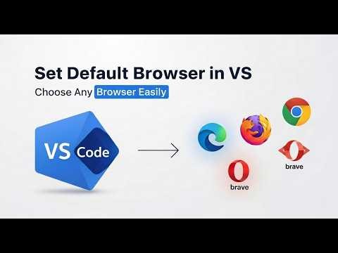 Set Default Browser in VS Code | Open Live Server in Any Browser