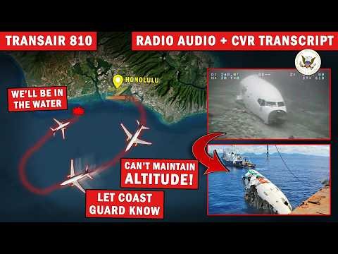Transair Crash into the Pacific Ocean | Radio Audio + CVR Transcript
