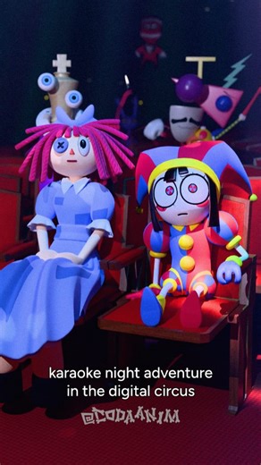 Coda on Instagram: "Karaoke Night #tadc #pomni #bubble #animation #ifiaintgotyou"