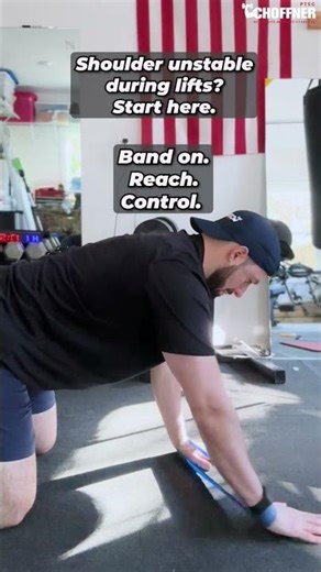 Strengthen Your Shoulder Stability With Banded Clock Touches
