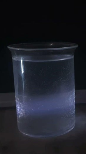 Tyndall effect in colloid. #science #coolexperiment #water