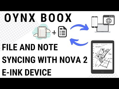 Onyx Boox File Transfer and Sync