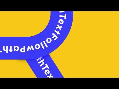 🚨 New feature: Text Follow Path