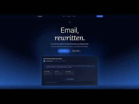 Xaviour AI — Email, Rewritten.