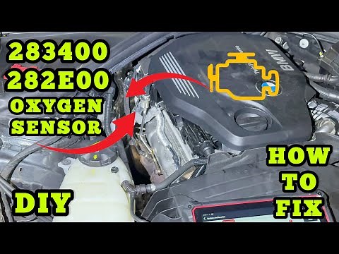 BMW 283400 282E00 OXYGEN Sensor After Catalytic Converter Heating Open Circuit LOCATION DIY