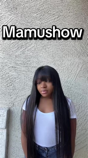 Perfect bangs, a whole new experience @Mamushow Hair Store #TikTokshop #TikTokShopBacktoSchool #mamushowhairstore #humanhair #viral