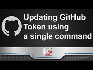 Updating GitHub Token using a Single command