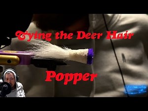 The Deer Hair Popper - Fly Tying Tutorials with LIFliesMike - Striped bass and Largemouth Fly