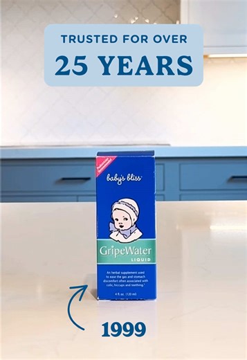 Proof we’ve been doing this for a little while 😉. From 1999 to today, we’ve been supporting tiny tummies - and we’re just getting started. For over 25 years, our Gripe Water has been a go-to for parents looking for gentle support during those fussy, uncomfortable moments. To every parent who’s reached for us in the middle of the day and night, recommended us to a friend, or come back again with baby #2 (or 3!) - thank you. We’re so grateful to be part of your parenting journey 💙! #parents #mot