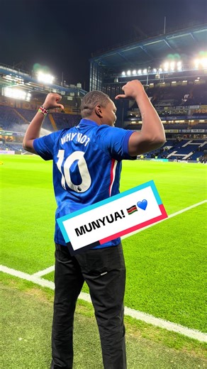 David Munyua Visits Stamford Bridge After Darts Championship