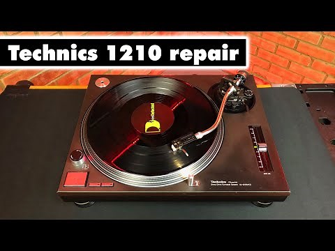 Technics 1210 repair | blowing fuses & target light replacement