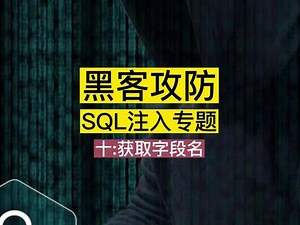 #网络安全 黑客攻防就业课，SQL注入专题(第十课) #sql注入 #it培训
