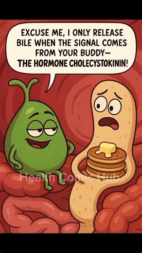 Inside the Gut: Gallbladder vs. Duodenum — The Breakfast Battle