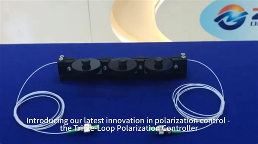 1550nm Optical Singlemode 3 Paddle Polarization Controller Manual Mechanical FC/APC Connector 0.9mm White Loose Tube Fiber Cable