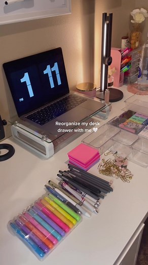 Organizing Desk Drawers with Study Supplies | Study Area Organization