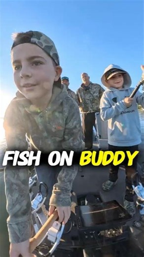 Fish On Buddy #kids #crappiefishing #fishing #outdoors #freshwaterfishing