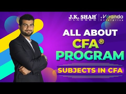 All about CFA®️ Program: CFA Subjects