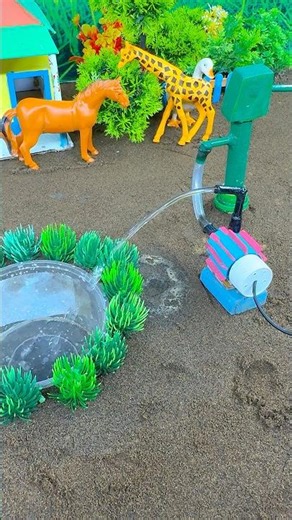 Mini Water Pump Using DC Motor ⚙️ DIY Science Project |#shorts #youtubeshorts