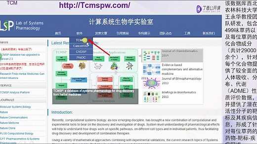 网络药理学-1.4 常用数据库的介绍与使用方法