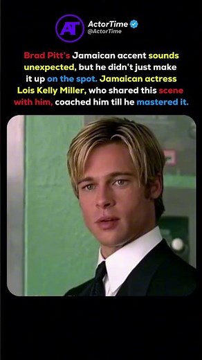 Brad Pitt’s Unexpected Jamaican Accent😂