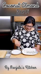 Easy-peasy Coconut Almond Barfi recipe! #barfirecipe #manjulaskitchen | Manjula's Kitchen - Indian Vegetarian Recipes