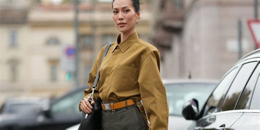 11 Feminine Ways to Style Utility Shirts, According to a Fashion Writer