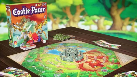 Fireside Games Castle Panic 2nd Edition | Cooperative Family Strategy Board Game with Monster Defense Card Trading and 3D Towers | Fun Adventure for 1-6 Players Ages 8 and Up