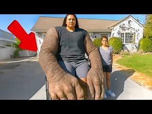 This Woman’s Arm Is Unbelievably Big‼️ Real Women Born Once In A Thousand Years
