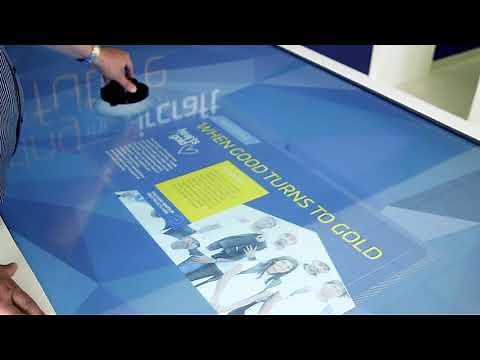 Tangible Objects touch tables for GKN Aerospace by Ouno Creative