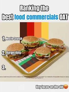 Ranking the best food commercials of all time😁 #shorts
