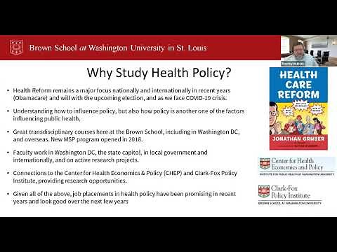 Health Policy Analysis MPH Specialization