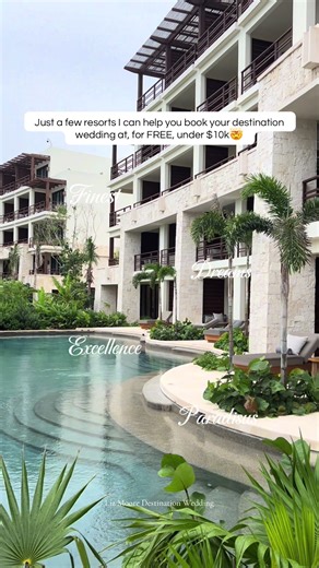 Here are just a few resorts I work with in Mexico & the Caribbean…✨ To find out more, comment ‘RESORT’ to find out more! 💌 I’m a Free Destination Wedding Specialist and my services come at no extra charge, because I am compensated by the travel industry once you confirm your booking! ♥️ #destinationweddingmexico #destinationweddinginspo #destinationweddingspecialist #weddingvenue #2027bride