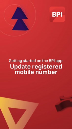 Having trouble registering your device and activating Mobile Key on the BPI app? Your registered number might need to be updated. ​#BPI #DoMorewithBPI​​ #DoMorewithBPIapp​ Go to the nearest BPI branch if you're in the Philippines or call your country's toll-free number if you're abroad. Find it here: https://www.bpi.com.ph/about-bpi/contact-us Download the BPI app today! https://l.bpi.com.ph/DownloadBPIApp Regulated by the Bangko Sentral ng Pilipinas. | BPI