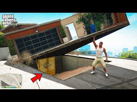 Franklin Exposed A New Secret Garage Under His House in GTA 5 !