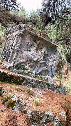 Deniz Dönerkaya on Instagram: "KADYANDA (KADAWANTİ) ANTİK KENTİ FETHİYE/MUĞLA Kadyanda Antik Kentin eteklerinde çeşitli mezarlar yer alır. Ahşap sivil mimariyi taklit eden cepheleriyle bildik Lykia kaya mezarları çoğunluktadır. Ev tipi bir alt yapıya oturan lahitiyle anıtsal biri diğerlerinin arasında öne çıkar. Zzala’nın karısı Uzebeimi okunur yazıtında. Kabartmalarında ise savaş sahneleri en önemli alanları kaplar. Miğferli atlı bir savaşçı bir düşmanını yenmiş, diğer birini de yenmek üzeredir