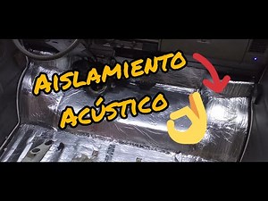 🛠️ ACOUSTIC AND THERMAL INSULATION in the cabin of a motorhome