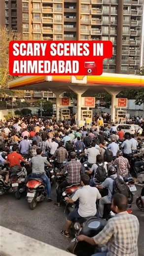Petrol Pump Chaos in Ahmedabad! ⛽😱 Real Reason Revealed! #shorts