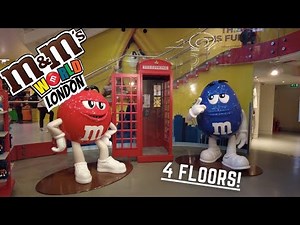M&M's World London BIGGEST candy store 🍬🌍| Virtual Walking Tour 4K