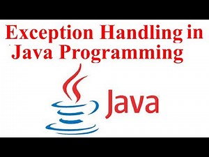 Exception Handling in Java Programming