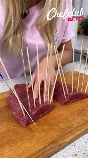 Homemade Beef Jerky Recipe: Oven-Dried Meat Skewers