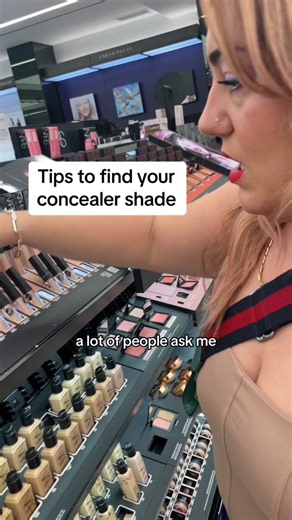 How to Find Your Concealer Shade in Store (like Sephora)