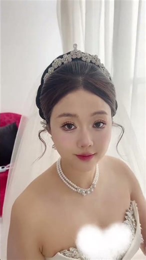 Sweet bride princess style makeup and practice style how could it be so simple #Bride and